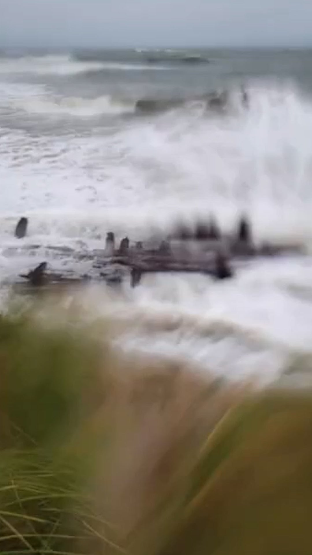 Storm unearths shipwreck