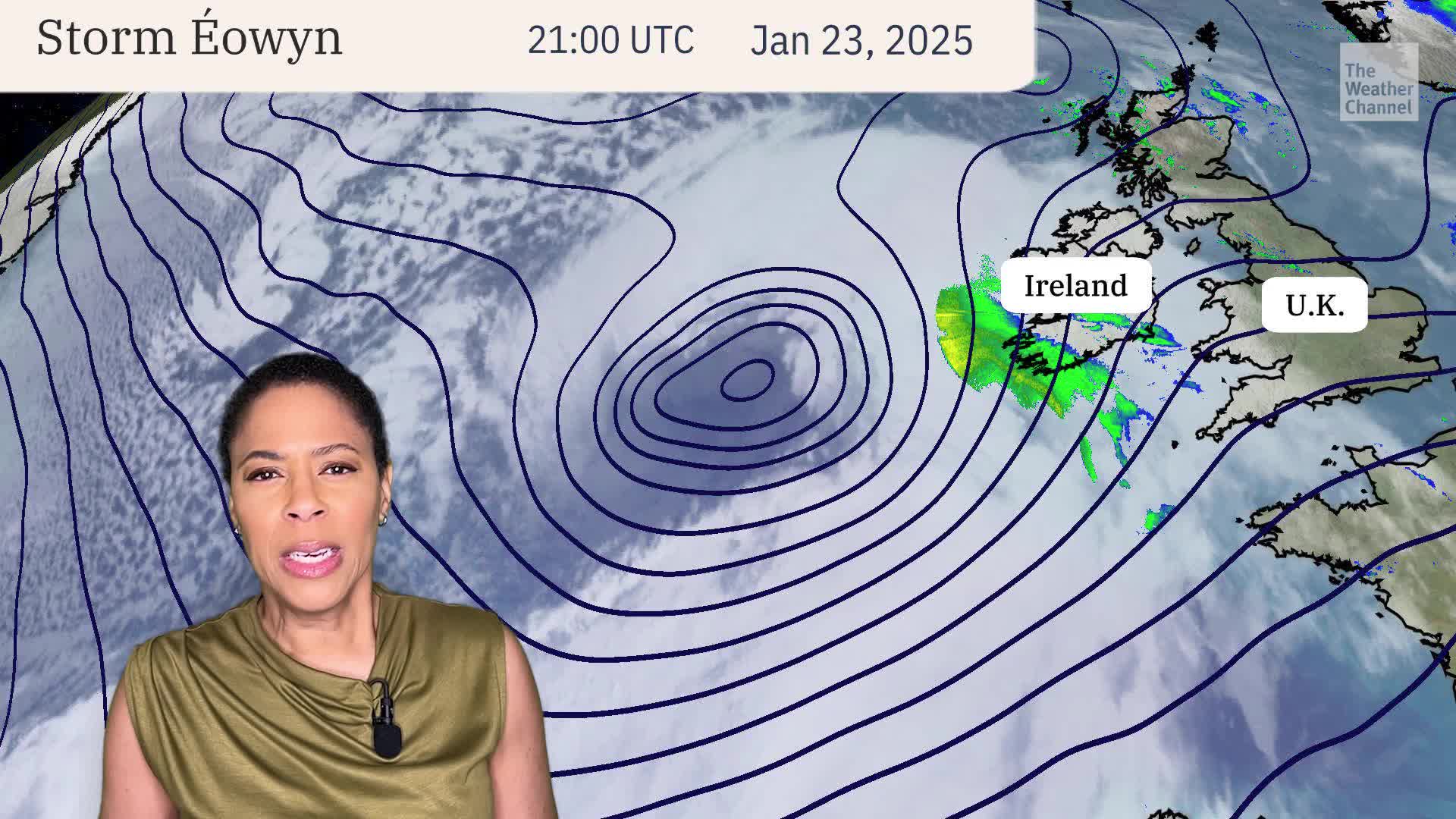 A Bomb Cyclone Near Ireland Has Its Roots In The US