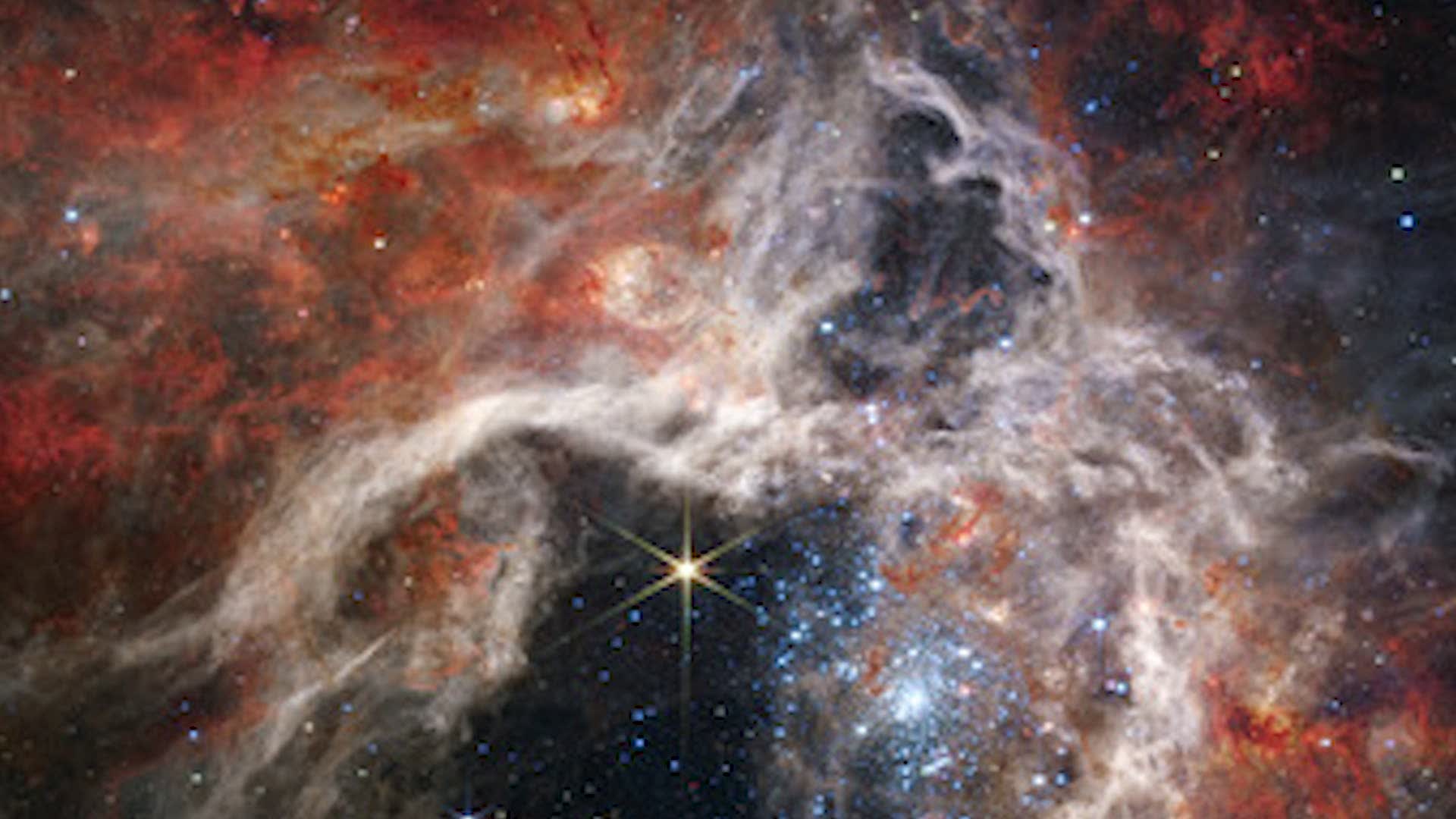 A Cosmic Tarantula Caught By The Webb Space Telescope