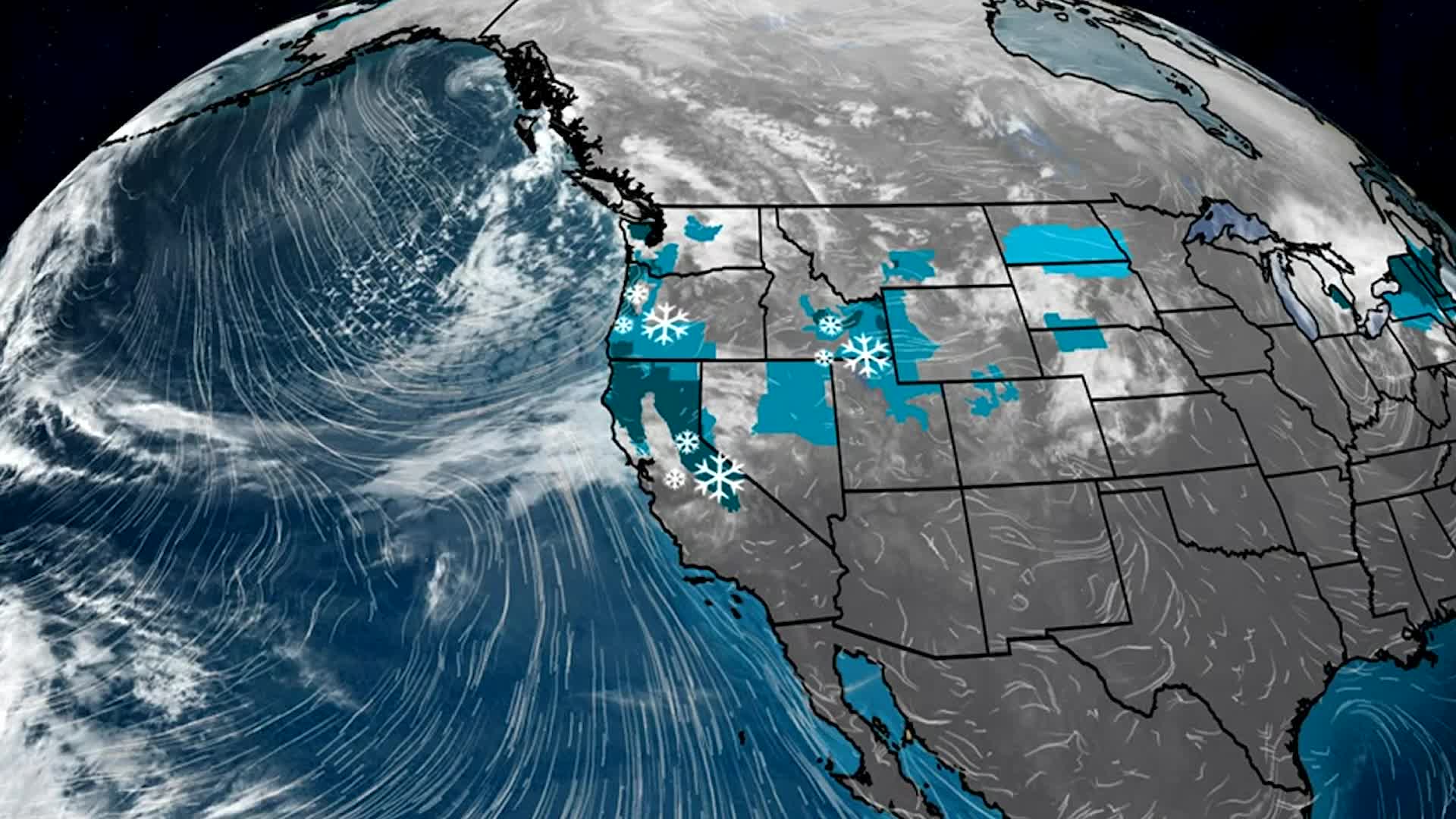 Additional Feet Of Snow For California's Sierra Nevada Mountains
