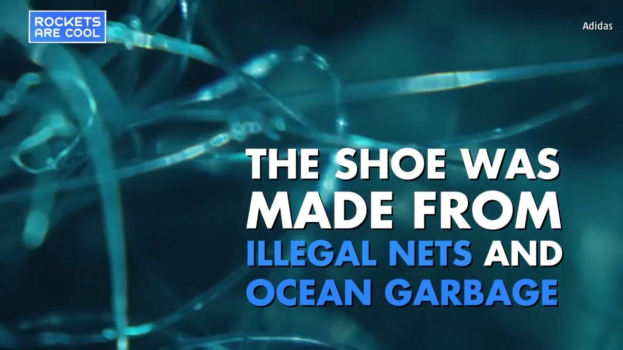 Adidas Makes Shoe From Nets, Ocean Garbage