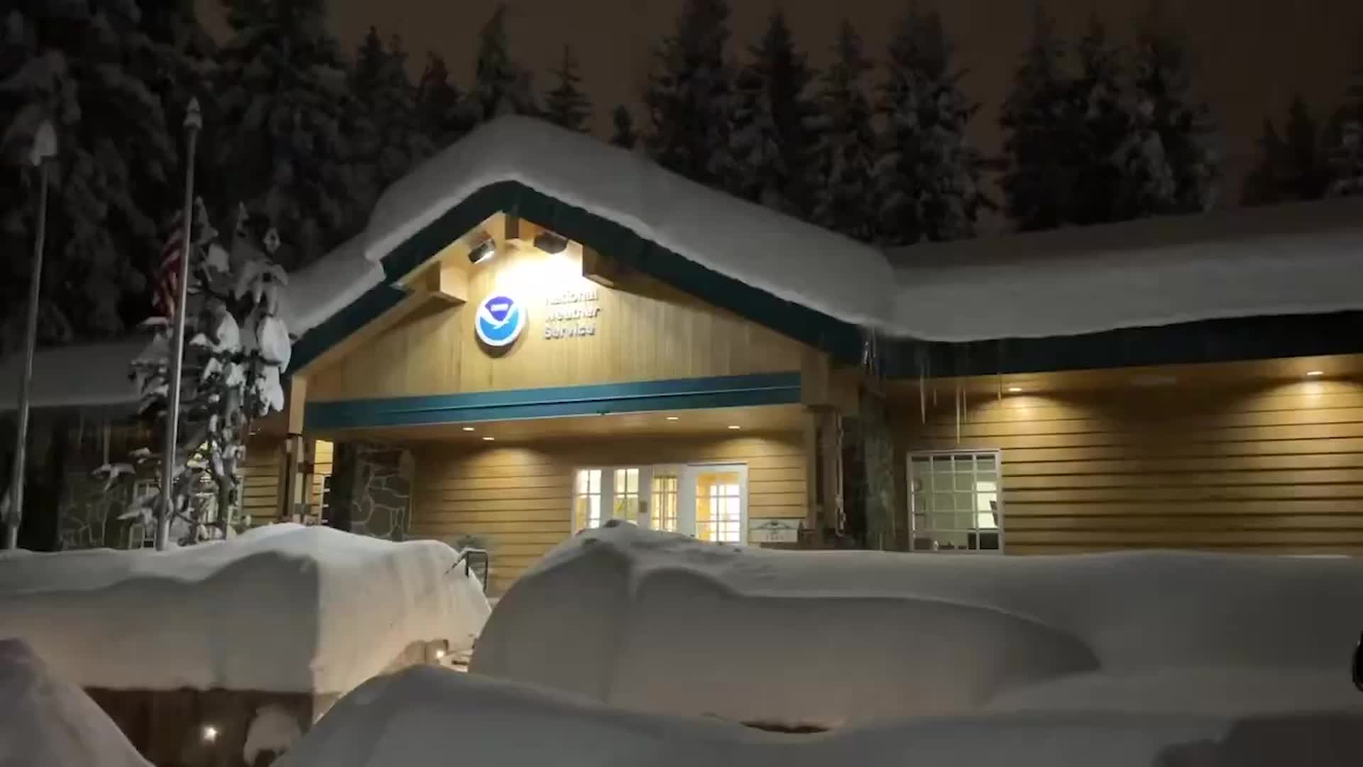 Alaska Weather Station Nears Record Snow