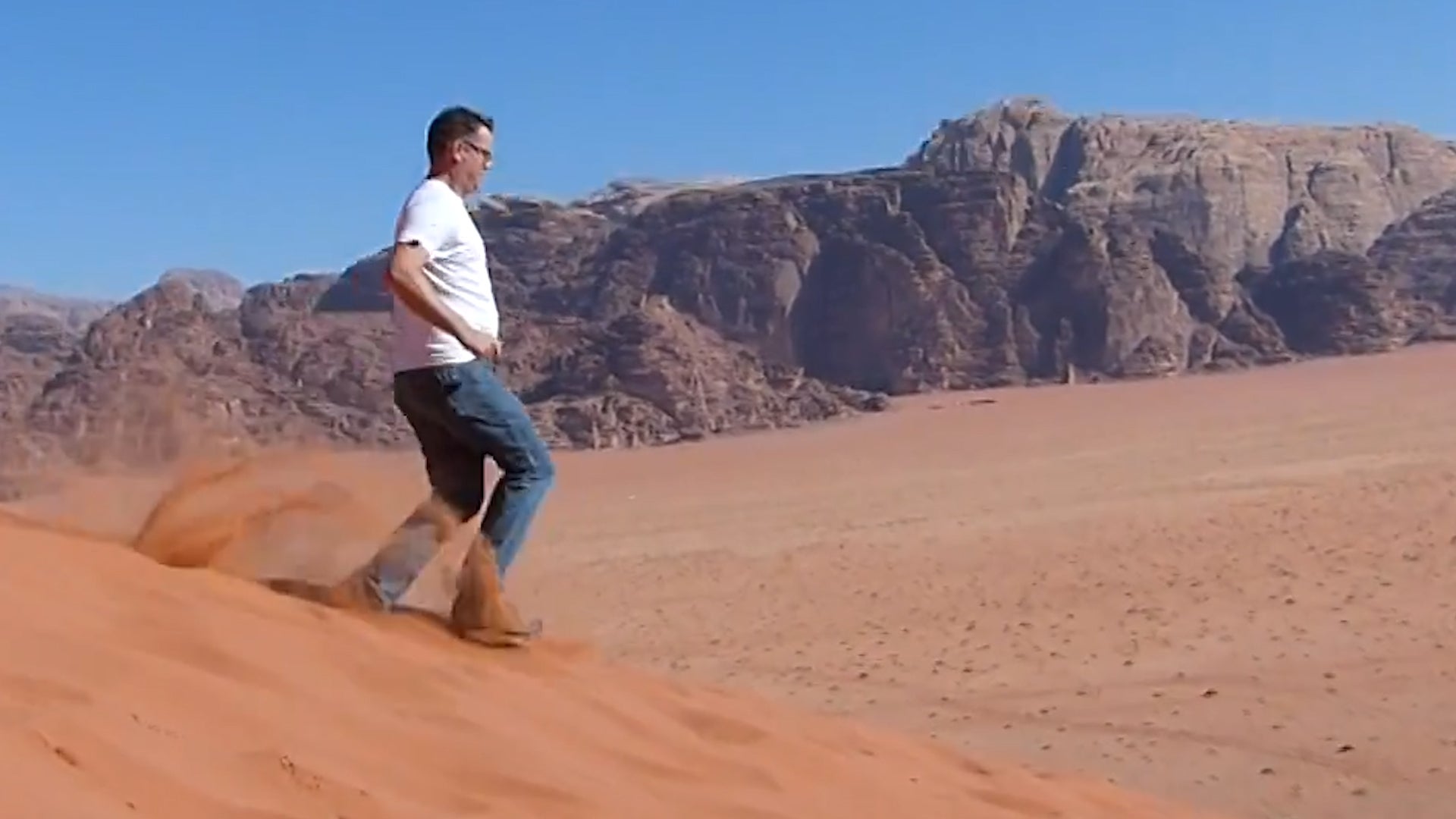 An Unexpected Run Down Jordan’s Sand Dunes