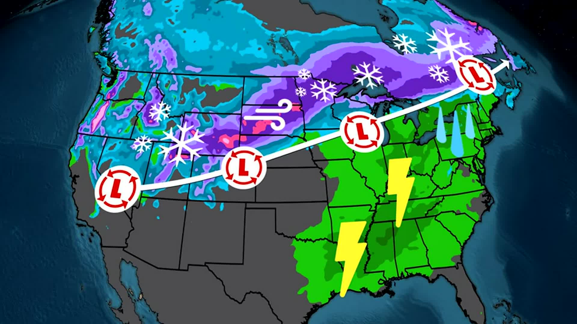 Another Big Spring Snow Storm On Tap For Coming Week