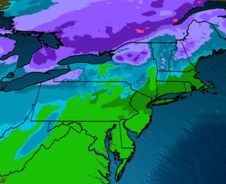 Another Round Of Blustery Rain, Snow In Store For Northeast