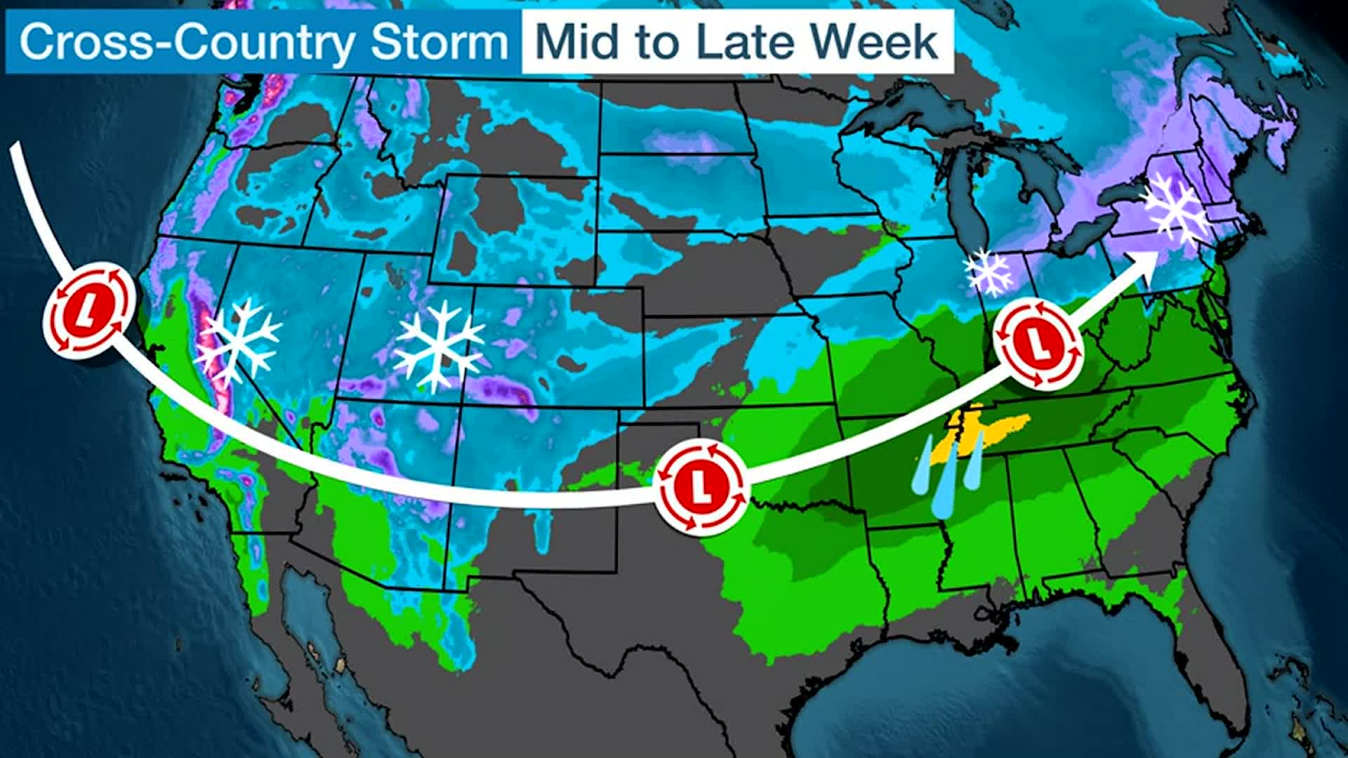Another Winter Storm To Move Across The Country This Week