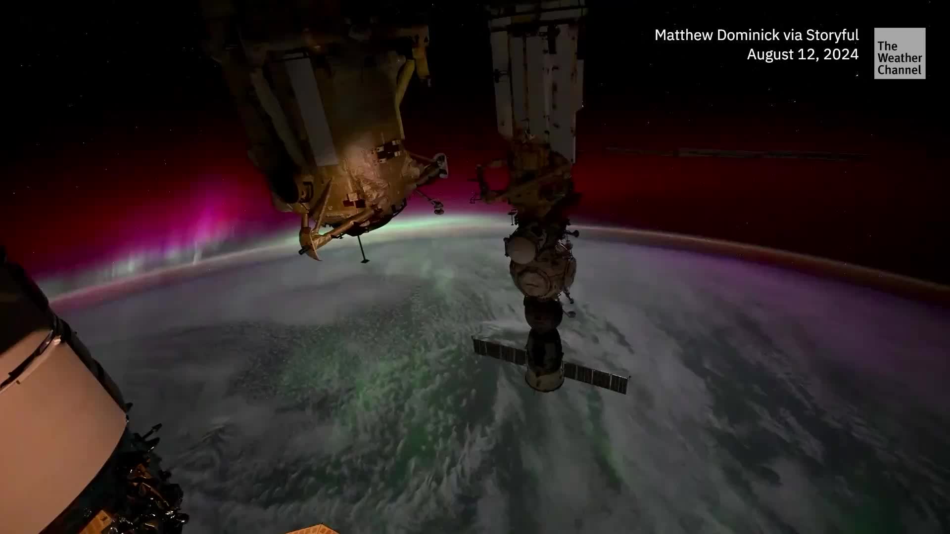 Astronaut Captures Aurora From International Space Station