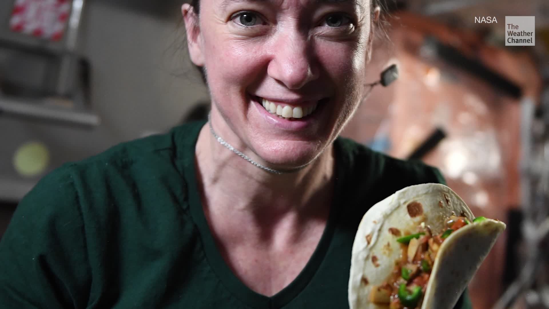 Astronauts Make Space Tacos With Chiles They Grew
