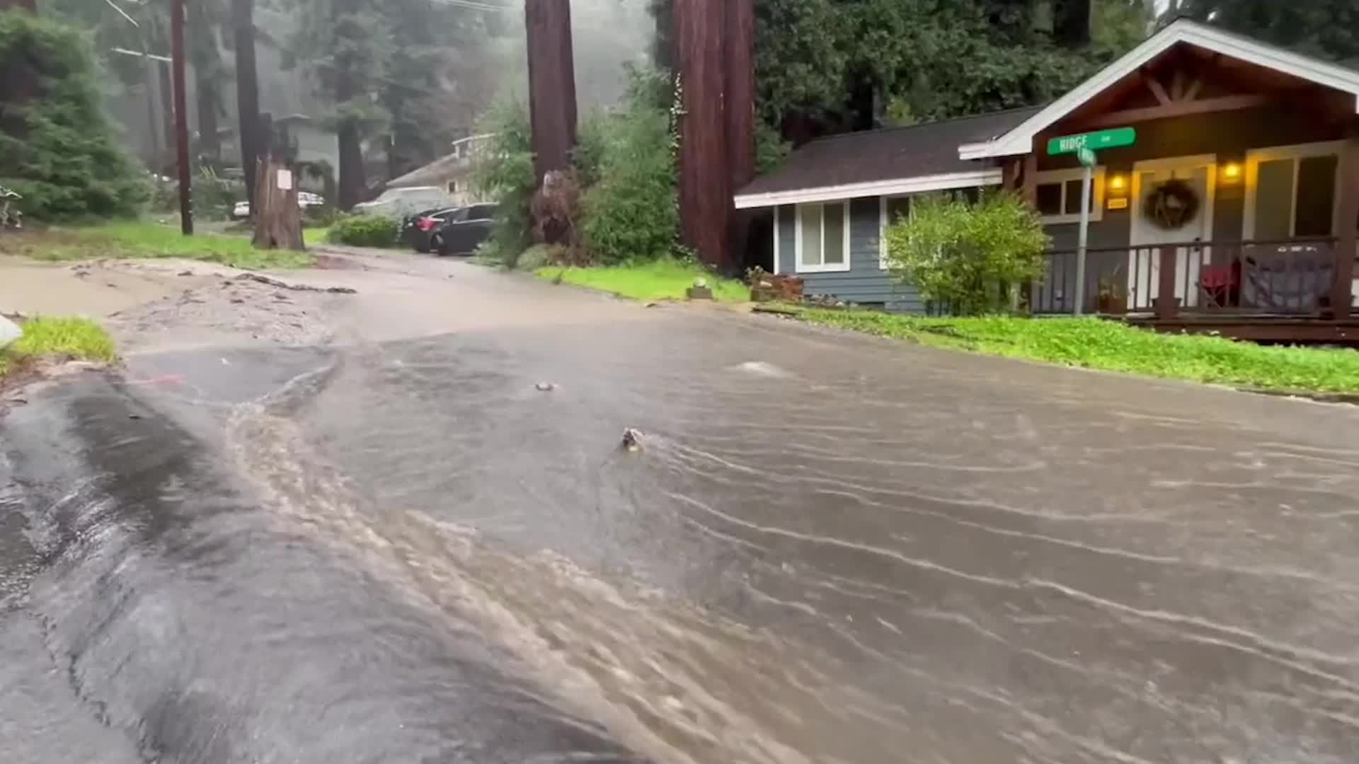 Atmospheric River Brings Rain And Snow To The West Along With Flooding And Mudslides