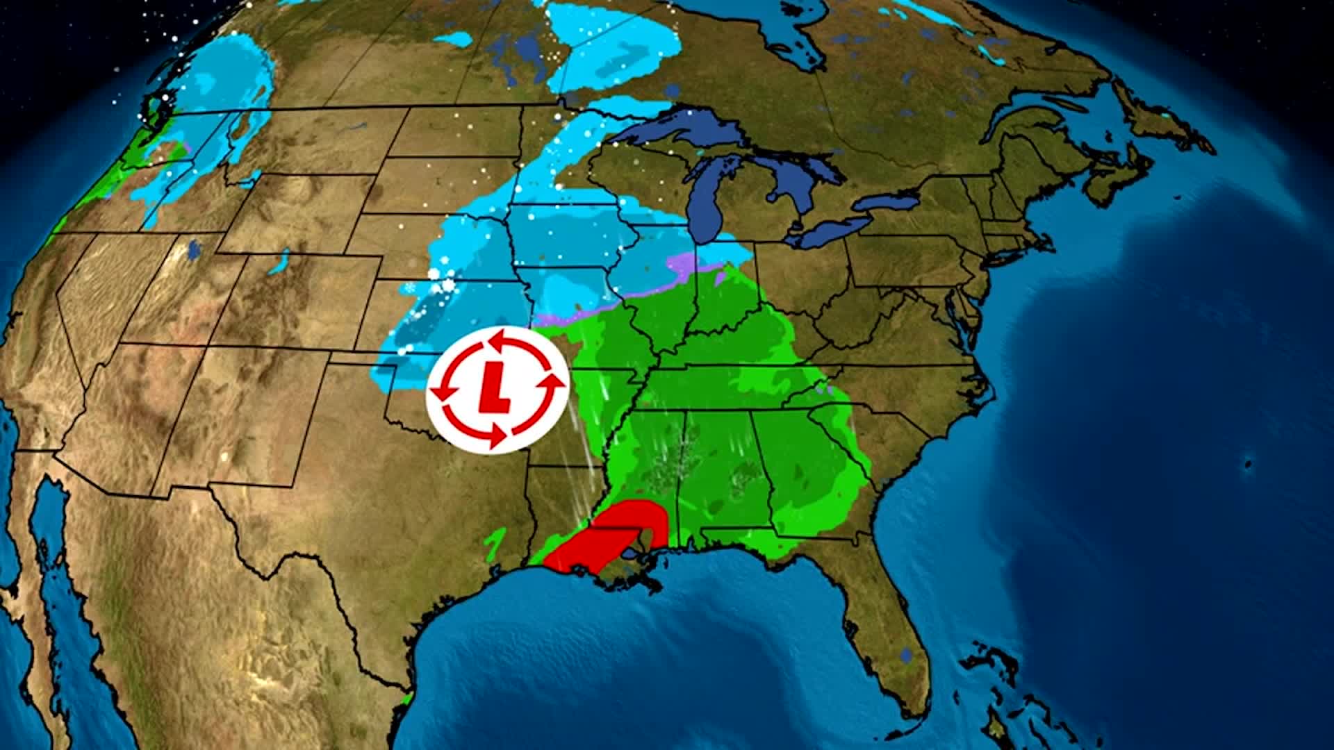 Back to Back Winter Storms On Similar Cross-Country Paths