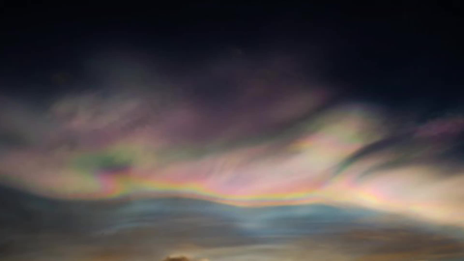 Beautiful Multi-Colored Clouds Dazzle UK Skywatchers