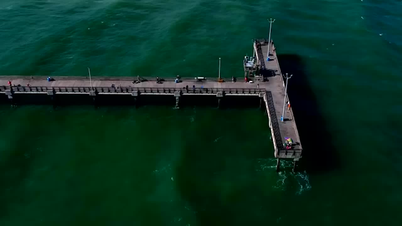 Before and After Images Show Striking Damage to Pier in Texas
