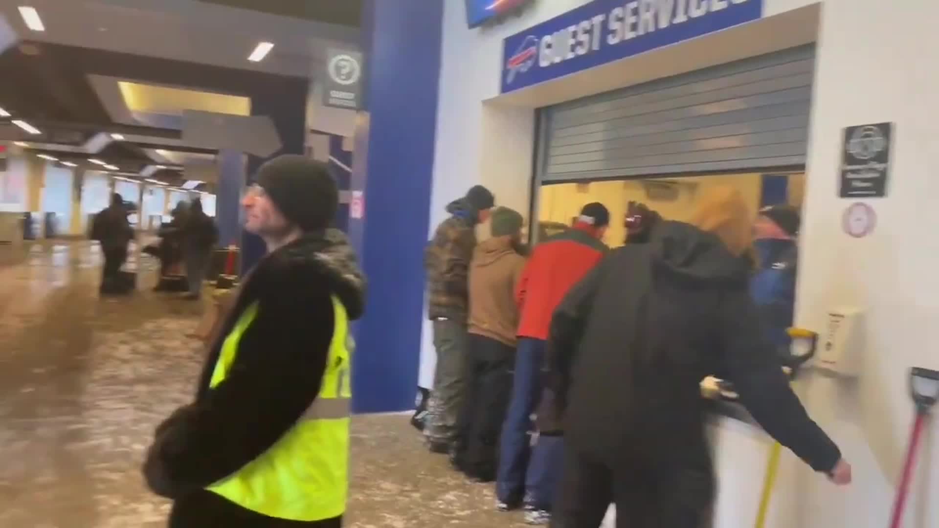 Bills Fans Line Up To Shovel Stadium