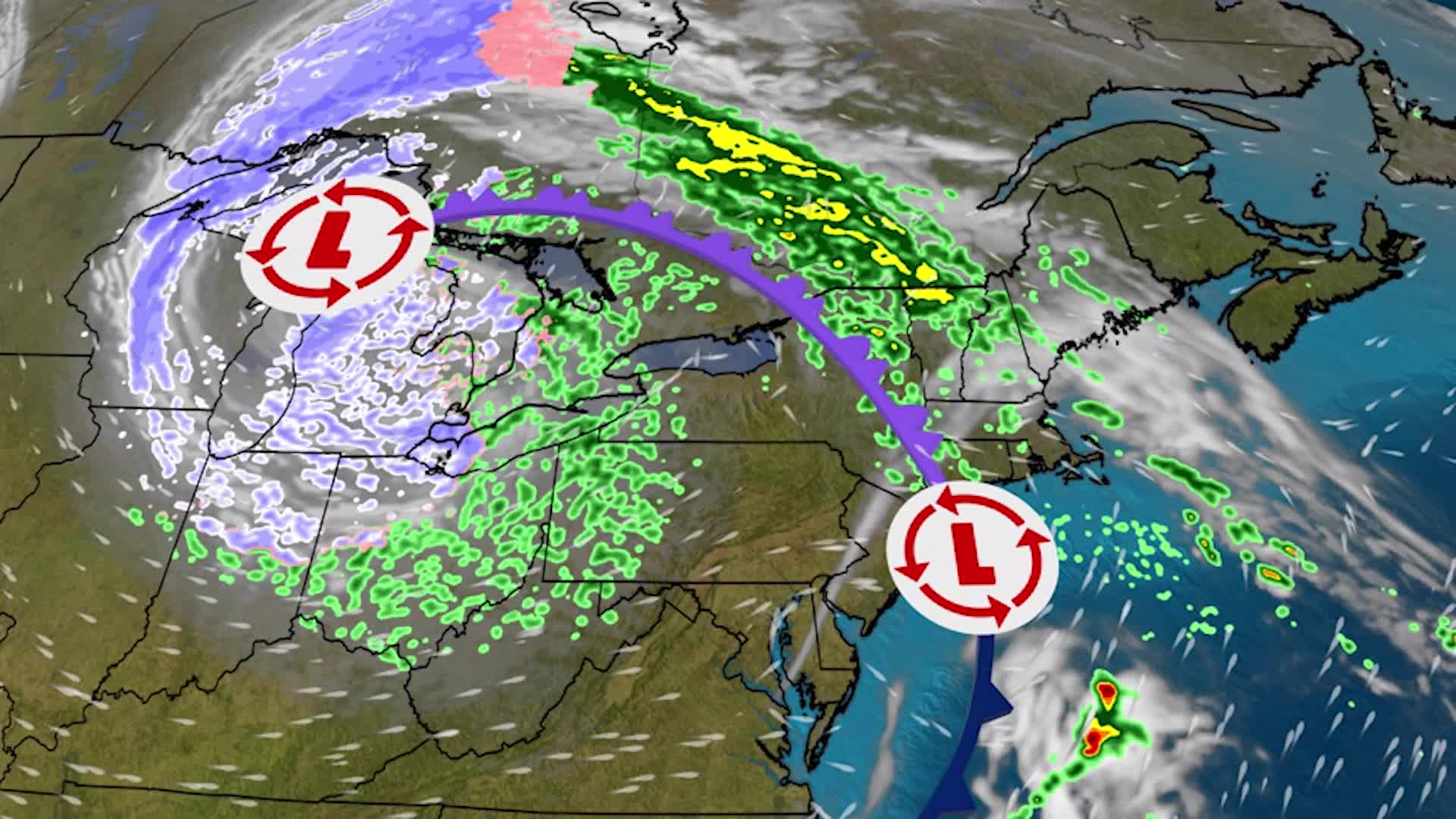 Blizzard Warnings Caused By Spring Snowstorm
