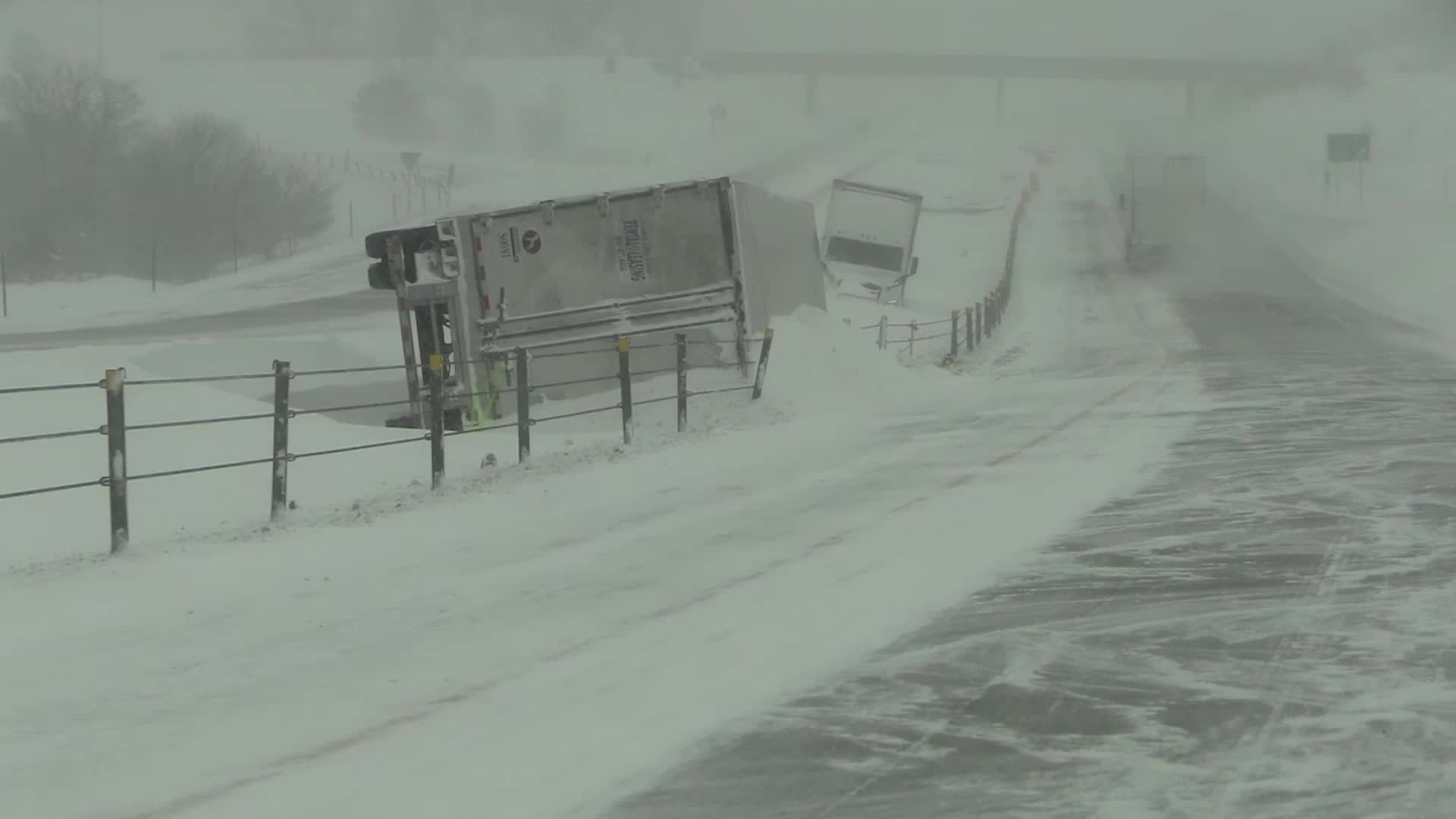 Blowing Snow Blasts Iowa, Making For Treacherous Travel