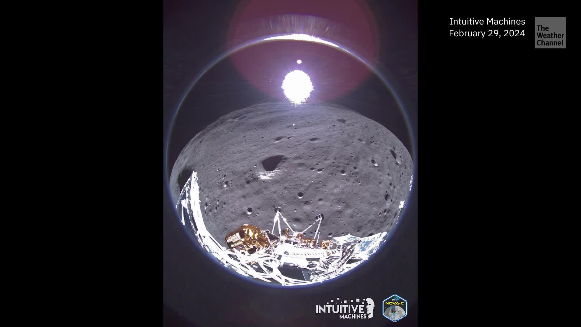 Broken, Private US Moon Lander Sends Back Final Photo
