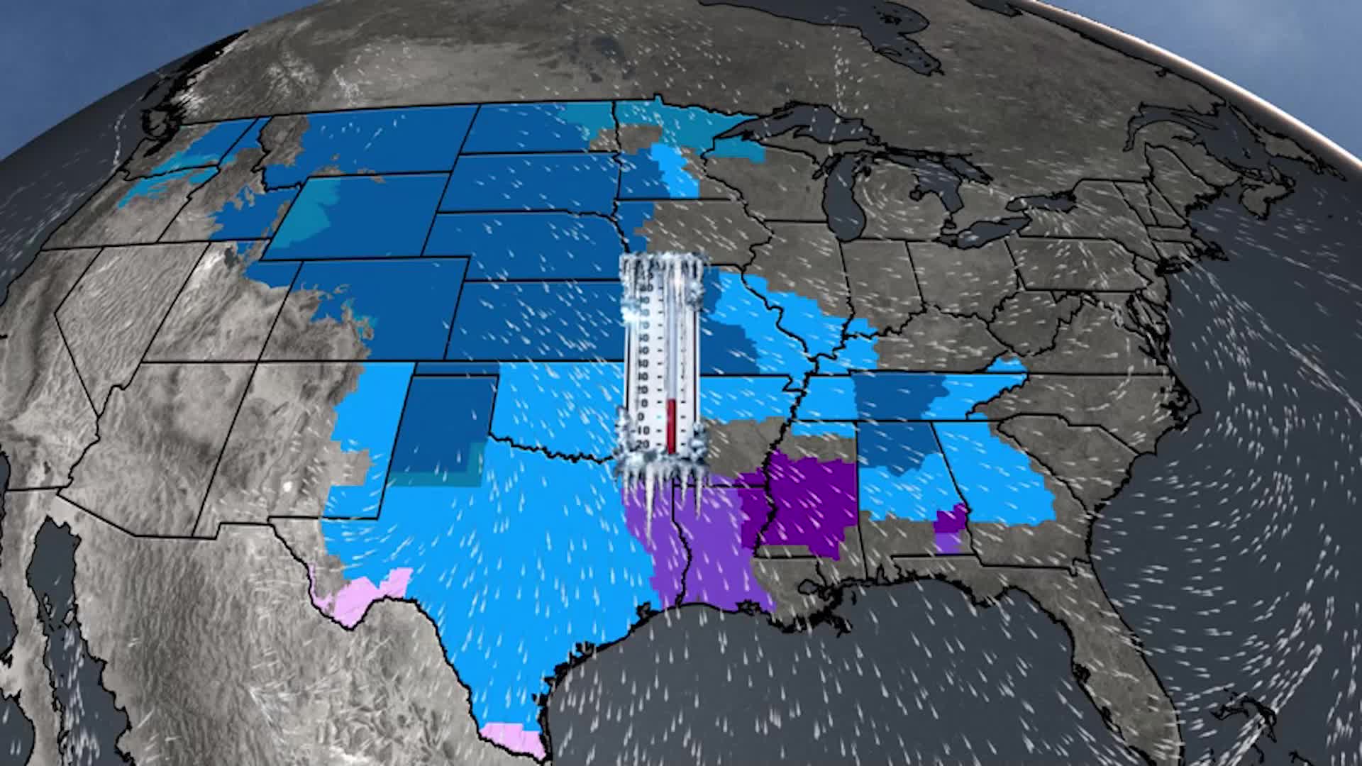 Brutal, Dangerously Cold Arctic Air Mass Moving In