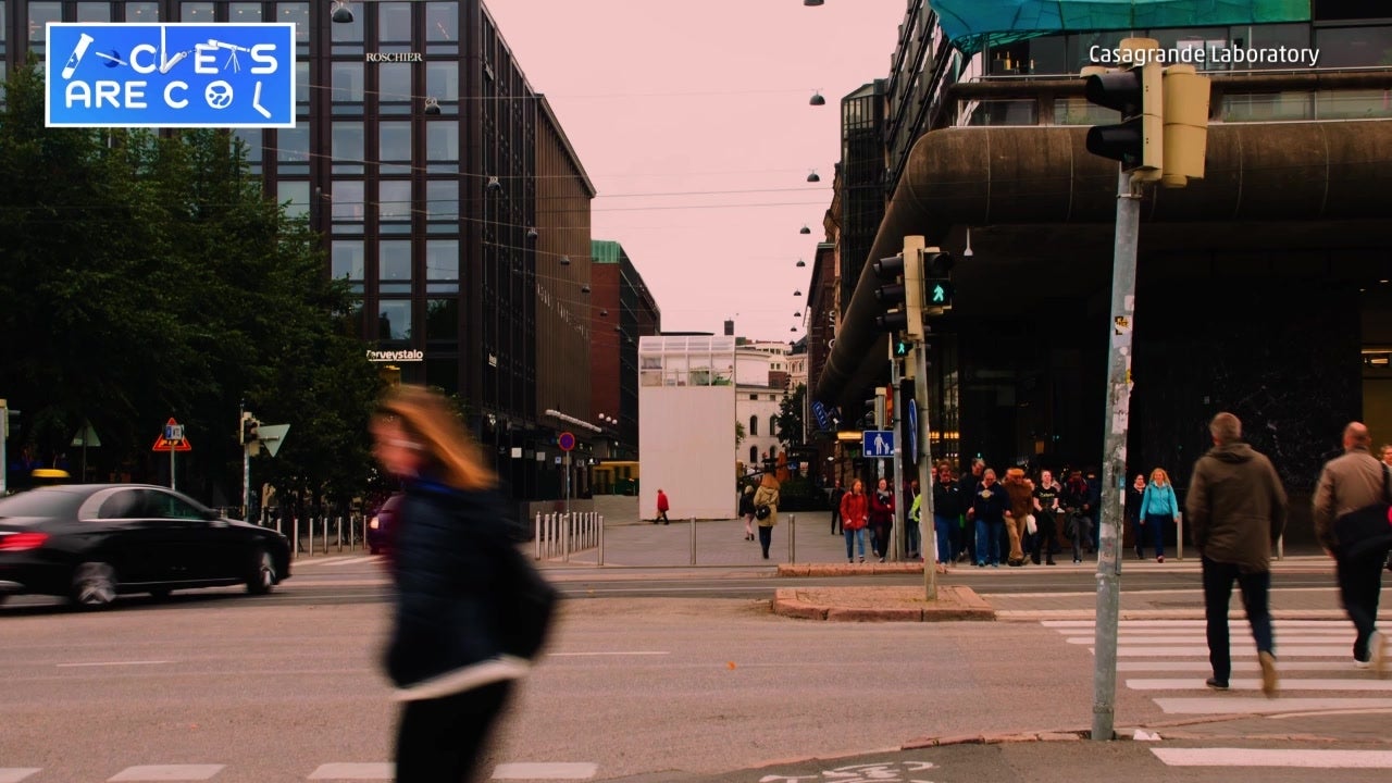 Building Takes Up Single Parking Space