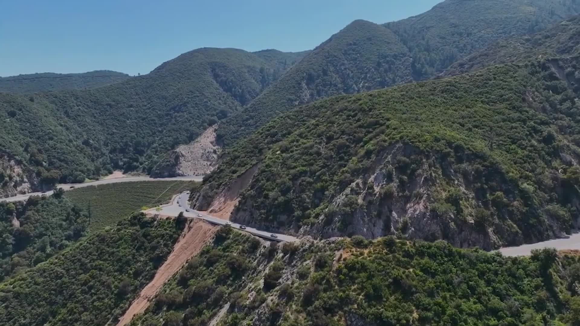 CA Road Closed For Repairs After Stormy Winter