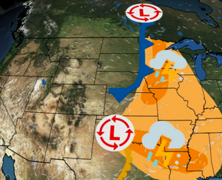 Central US Faces Severe Storms As Front Pushes East