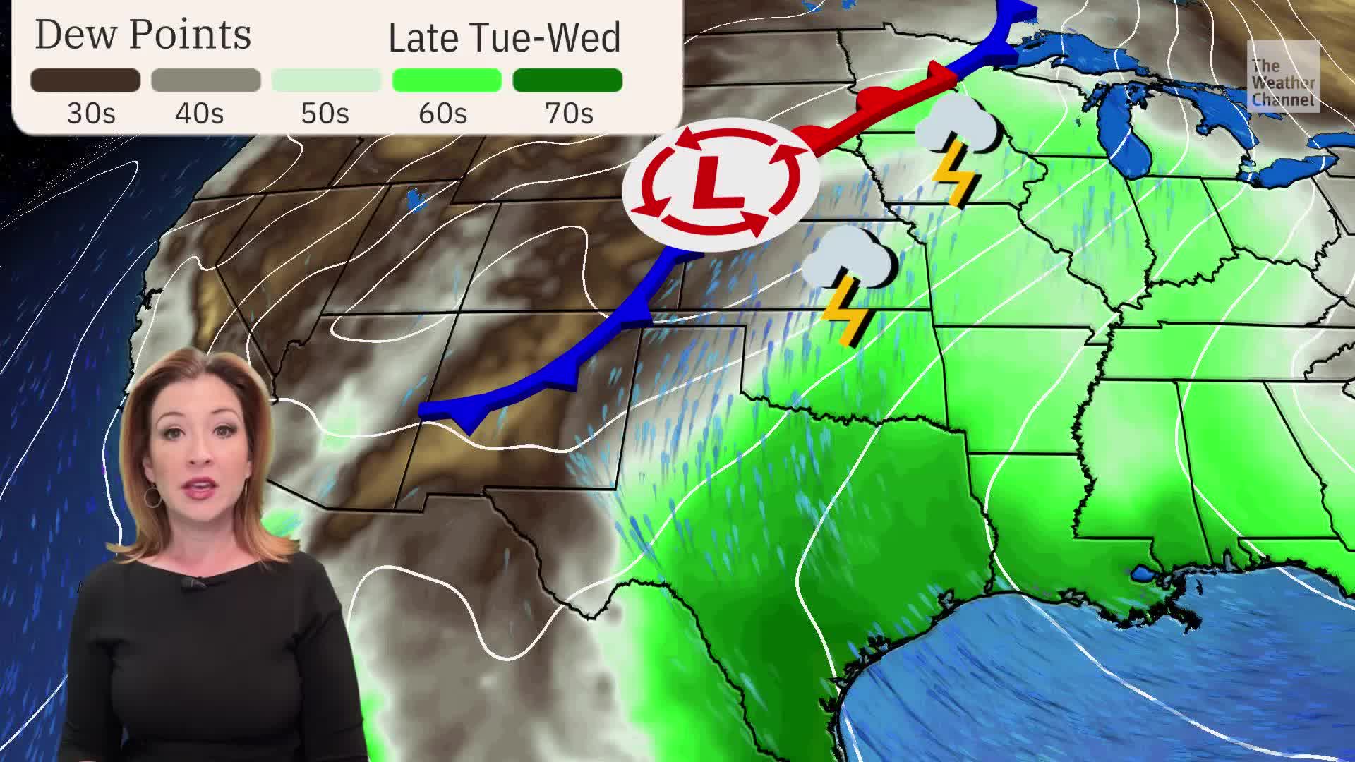 Central US Severe Threat To Bring Large Hail, Gusty Winds