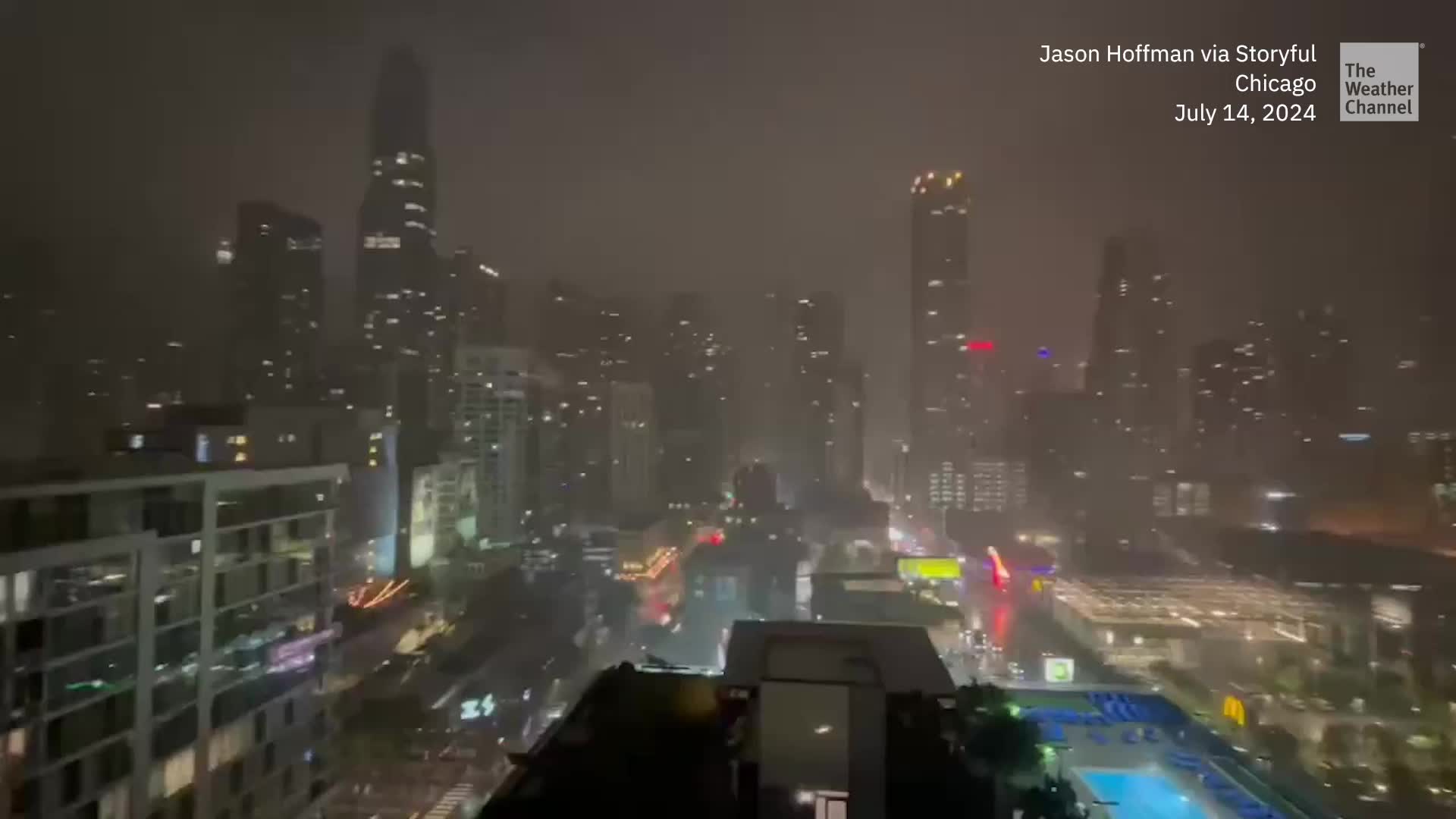 Chicago Weather: Insane Lightning Strikes During Storms