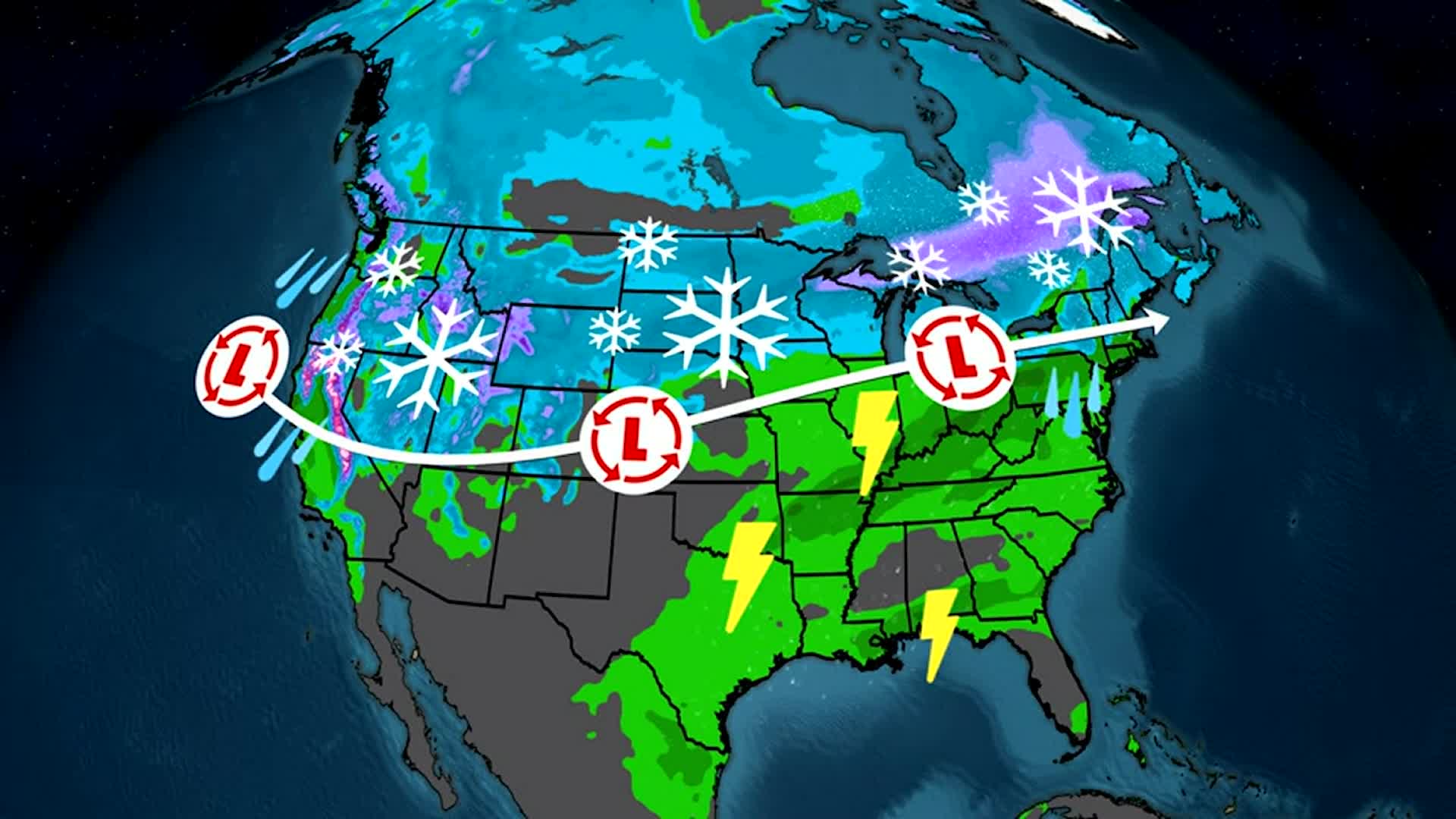 Coast-To-Coast Storm Making Eastward Track This Week