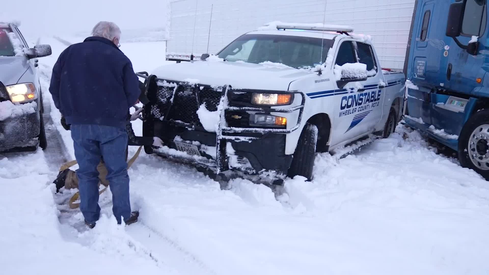 Crashes, Hazardous Travel As Winter Storm Moves Across Texas, Oklahoma