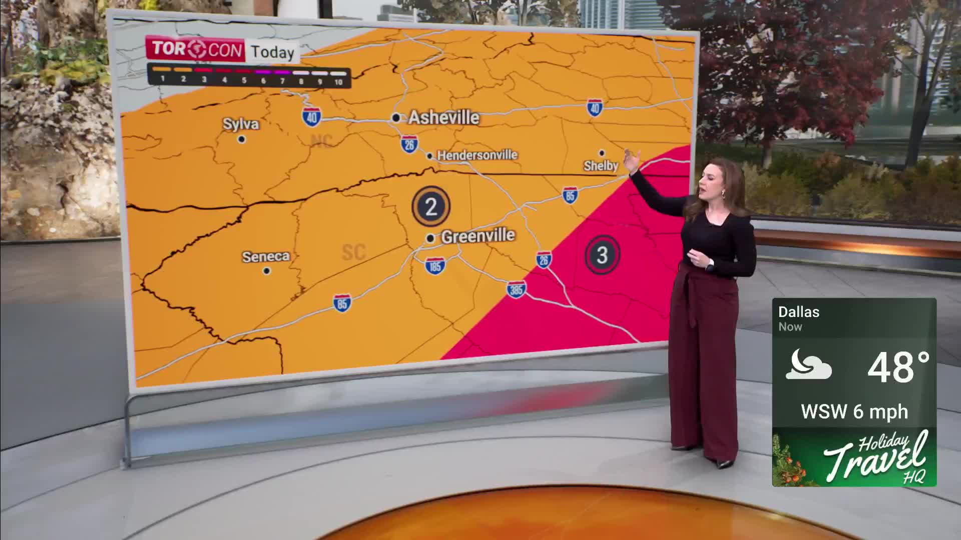 Damaging Wind, Tornado Threat For Southeast On Sunday