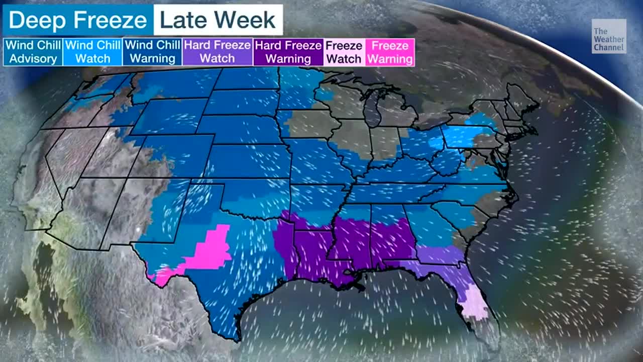 Dangerous Bitter Cold To Cover Much Of Nation