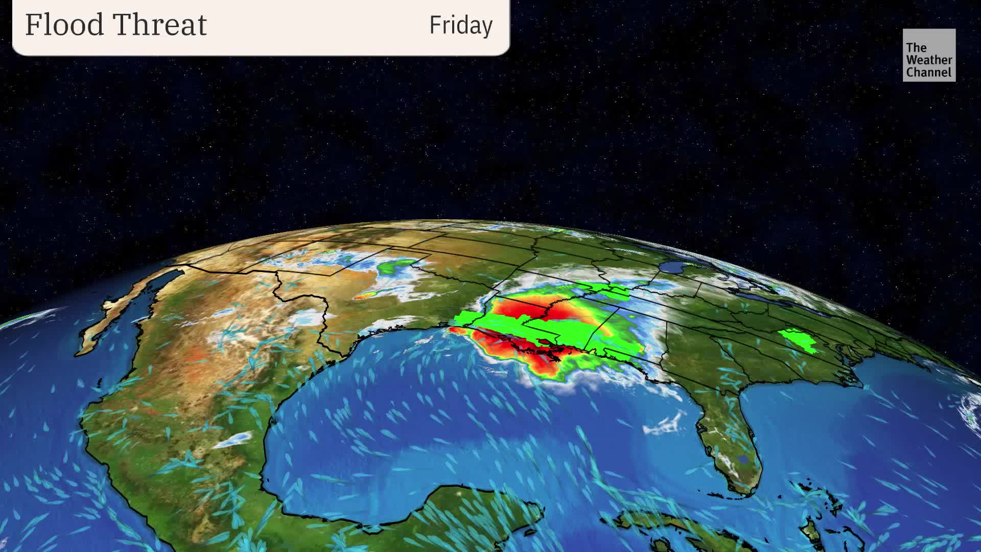 Dangerous Flood, Severe Storm Threat In South Friday