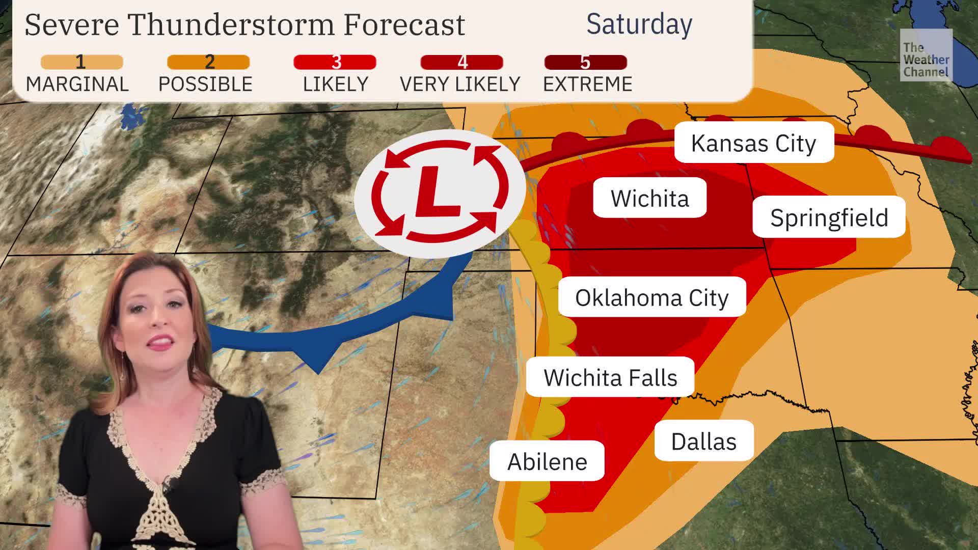 Dangerous Severe Storms Possible Saturday