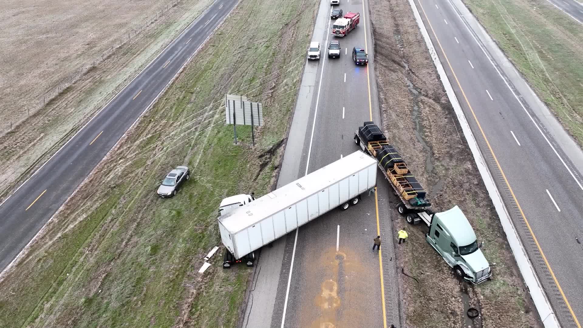 Deadly Winter Storm Coats Interstates With Ice, Knocks Out Power