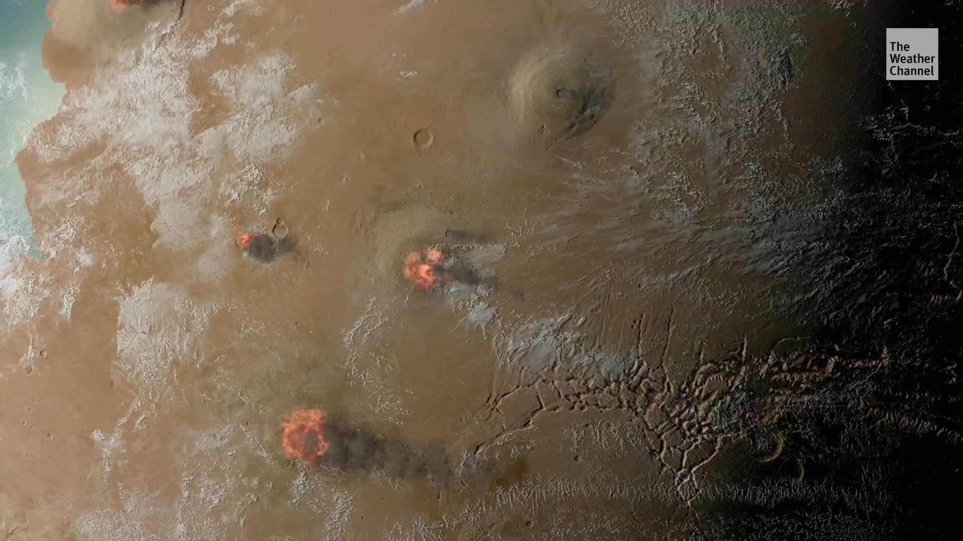 Did Super Eruptions Alter Mars' Climate?