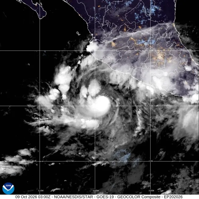 satellite of storm