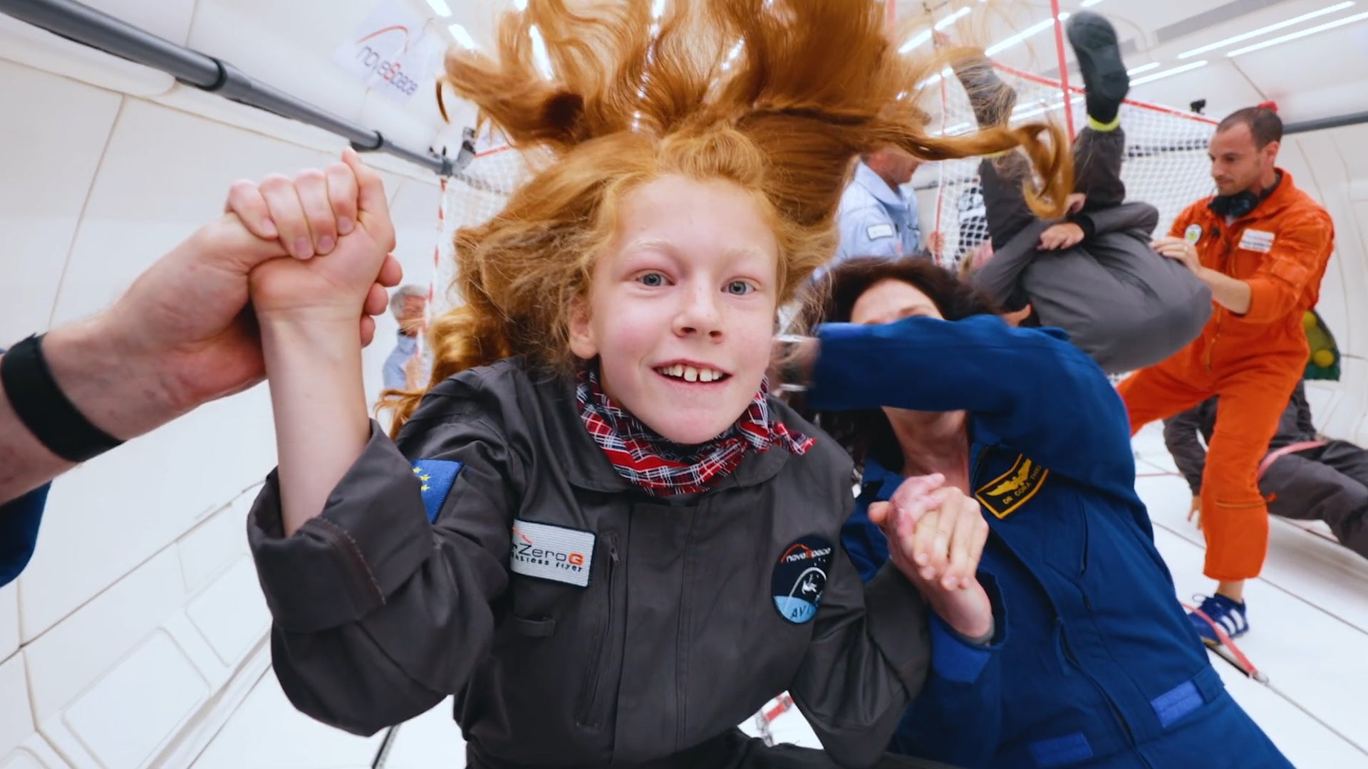 Disabled Kids Experience Zero Gravity