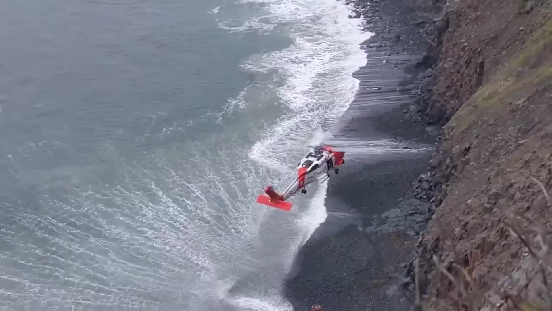 Dog Airlifted To Safety After Falling Off Cliff In Oregon
