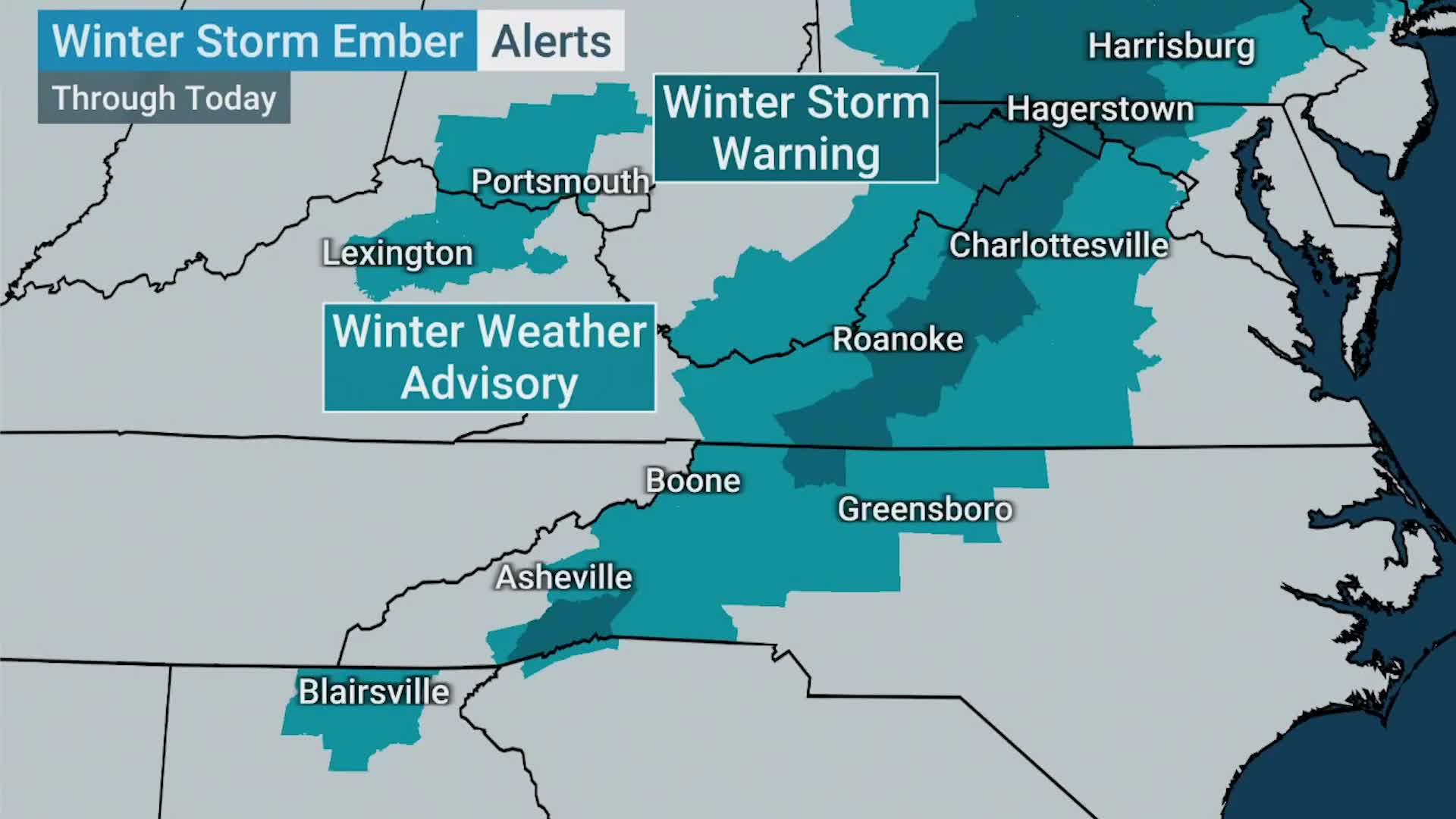 Ember Causing Ice Issues Along The Appalachians