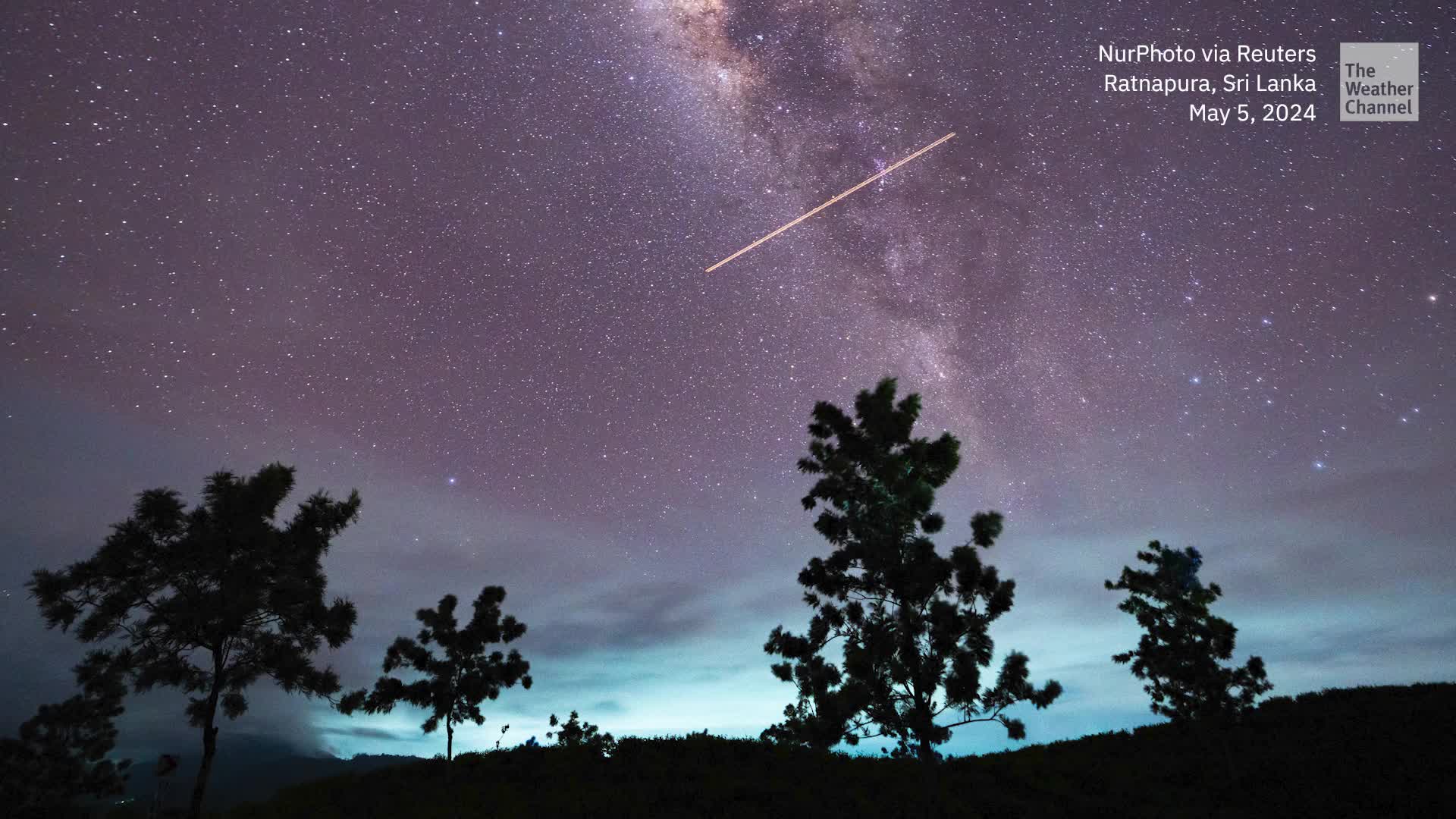 Eta Aquarid Meteor Shower Puts On A Captivating Show