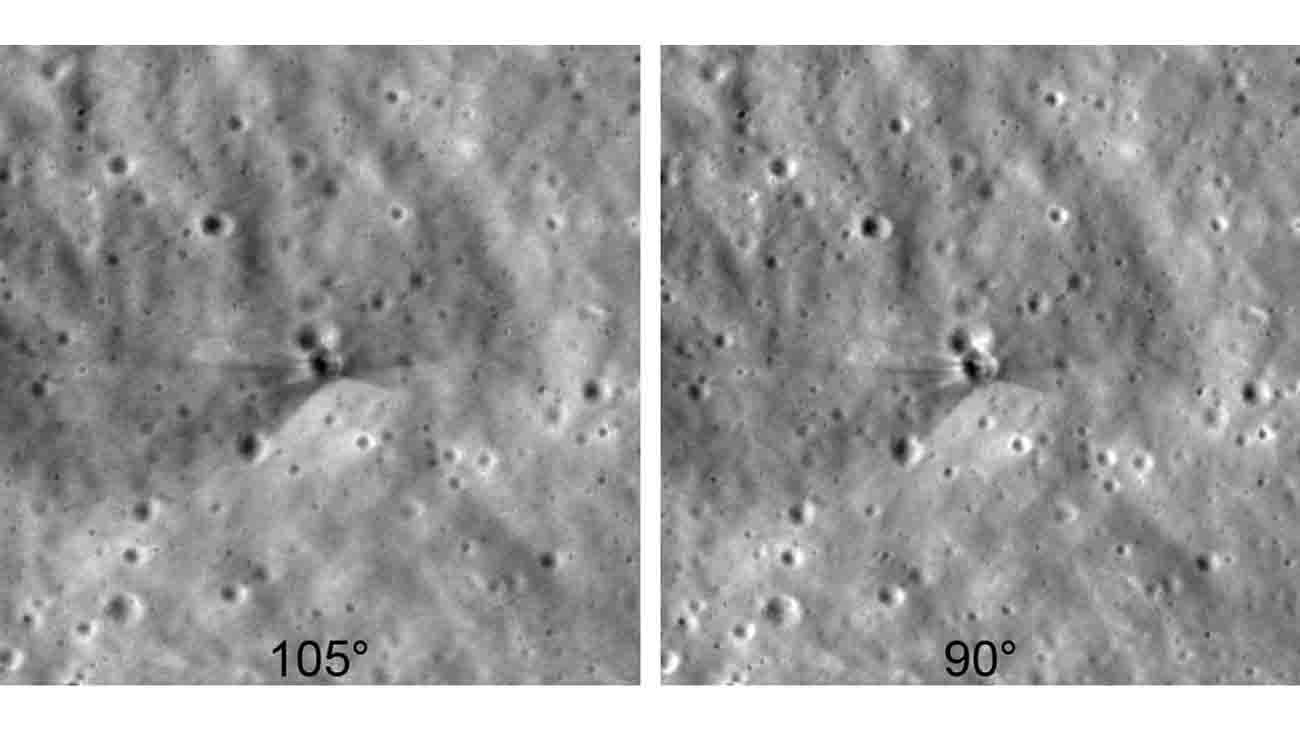 NASA spots the new crater left by a SpaceX Falcon 9 rocket on the moon