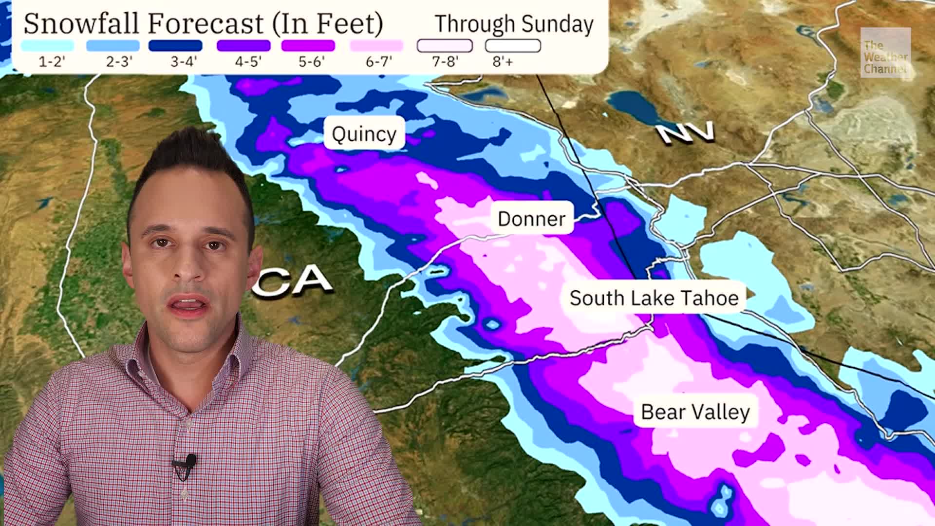 Feet Of Snow Hitting The Sierra