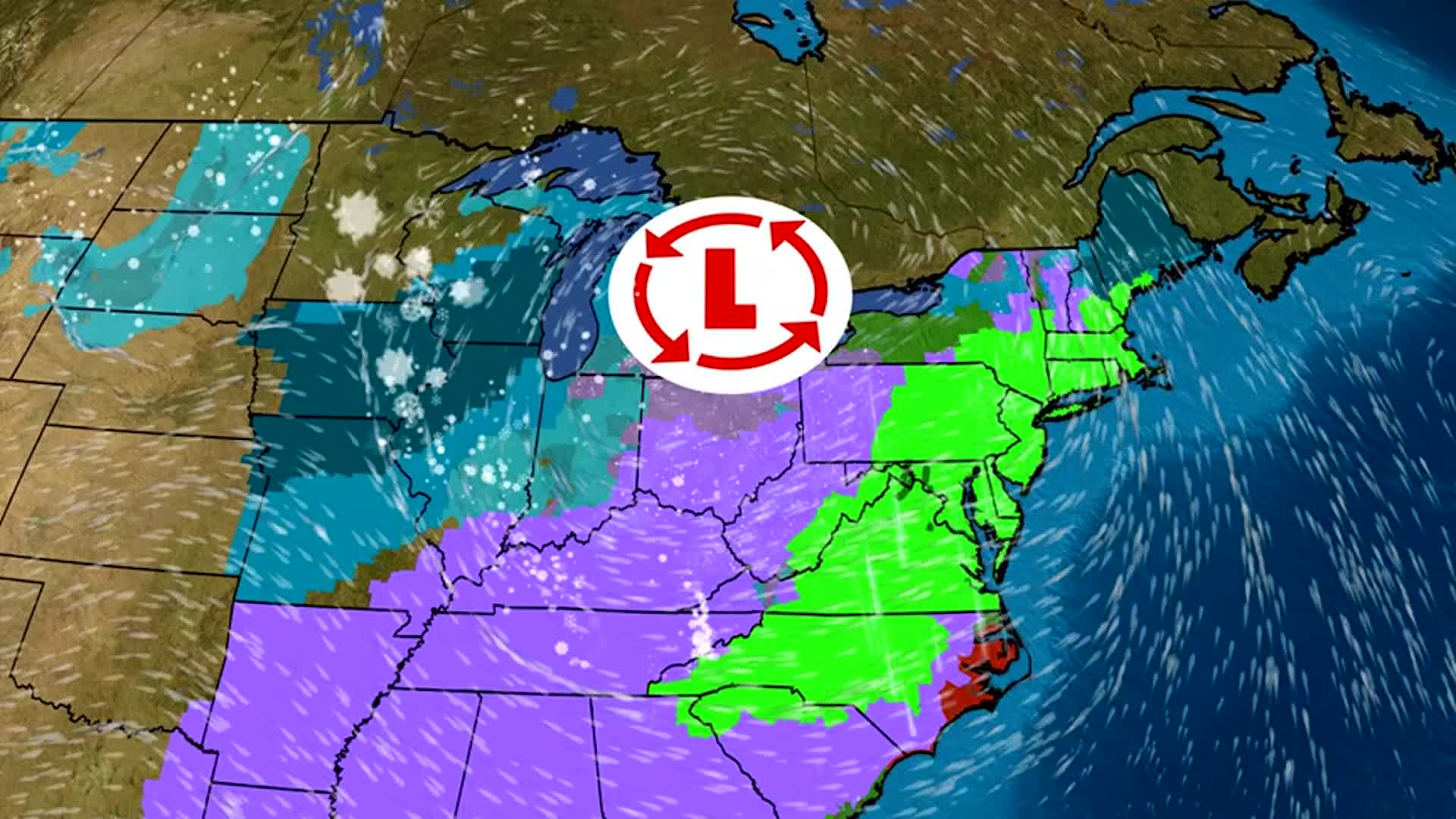 Finn Continues To Bring High Winds, Snow As System Moves Into Great Lakes
