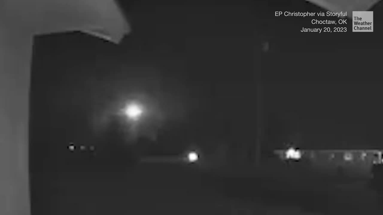 Fireball Spotted In Oklahoma Sky