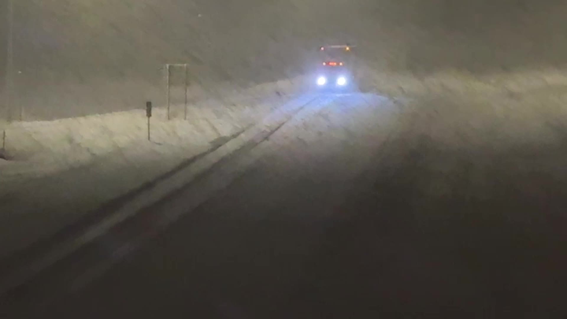 First Look: Winter Storm Finn Pummels Kansas