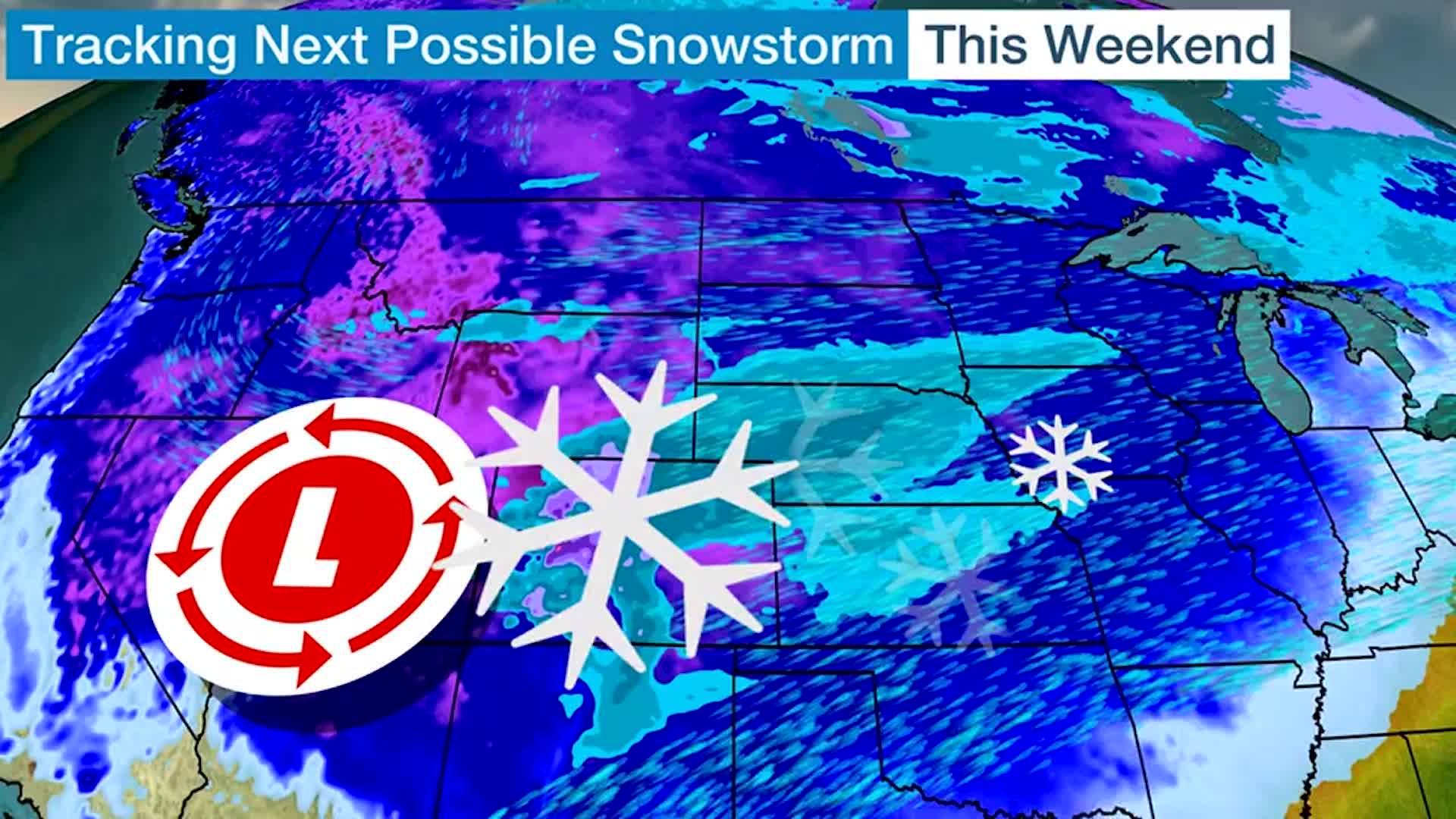 First Snow Of The Season For Many Denver to Minnesota