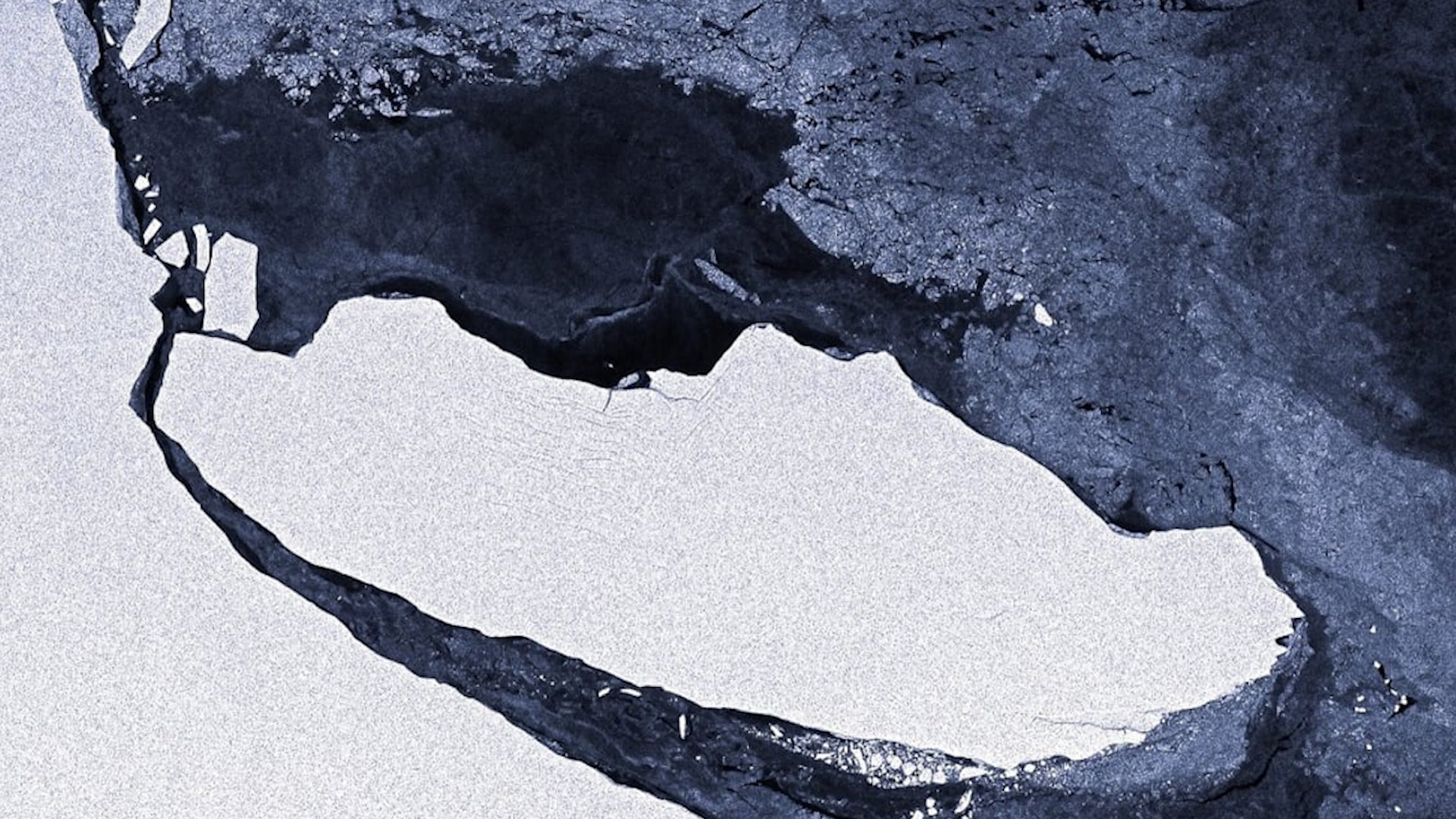 First Video Released of Giant Antarctic Iceberg