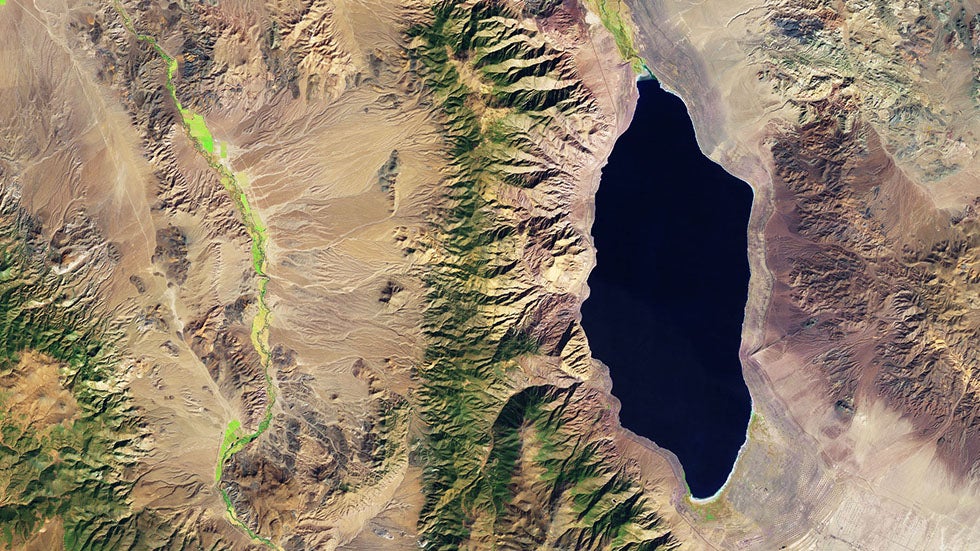 Fourth-Largest Lake in Nevada is Slowly Disappearing