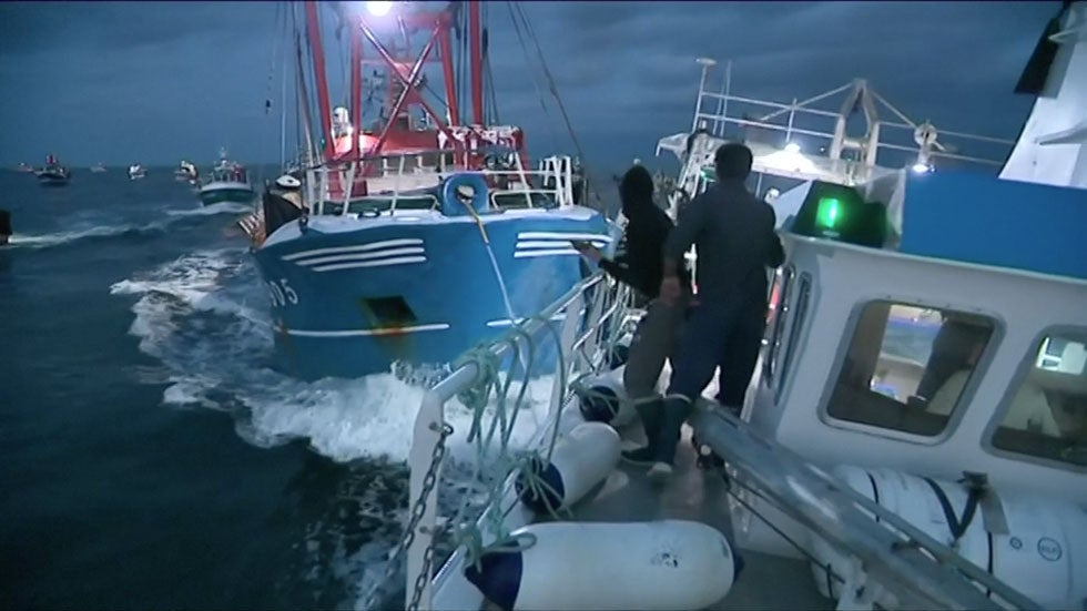 French and British Fishermen Clash Over Fishing Rights