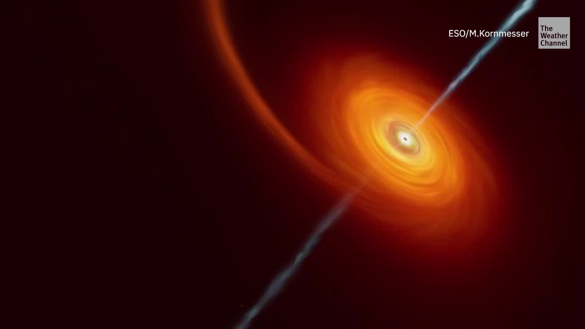 Galaxy's Largest Black Hole Discovered Relatively Close By