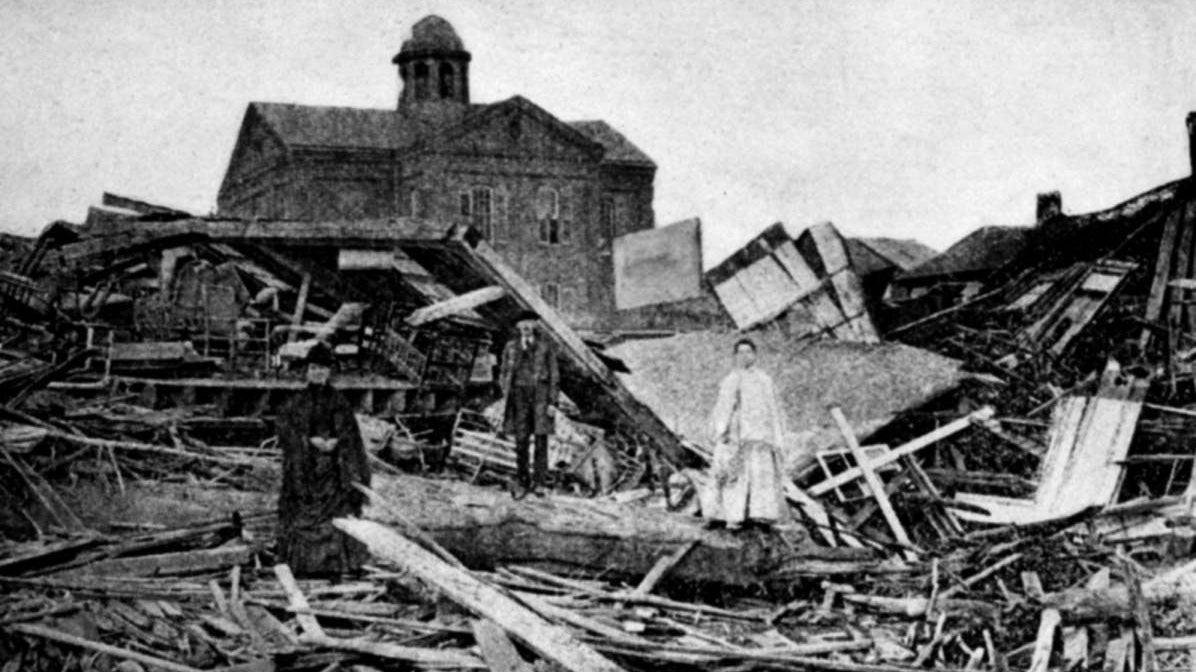 Galveston hurricane of 1900 damage